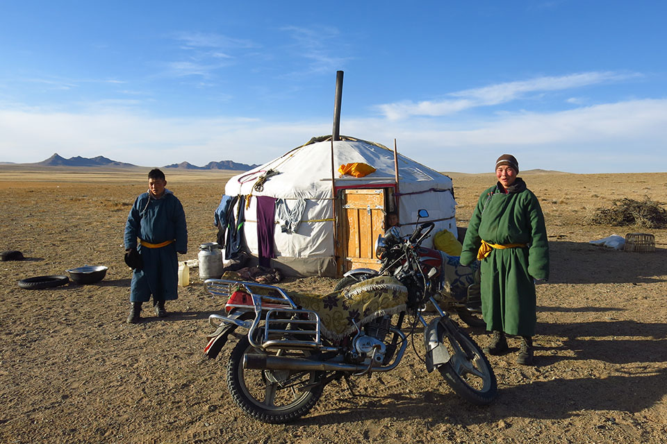 Voyage moto Mongolie Monsieur Pingouin